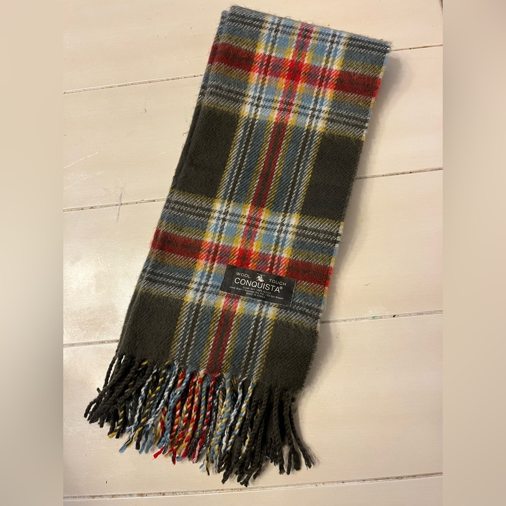 Conquista wool touch scarf
